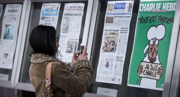 Charlie Hebdo goes on sale in Poland