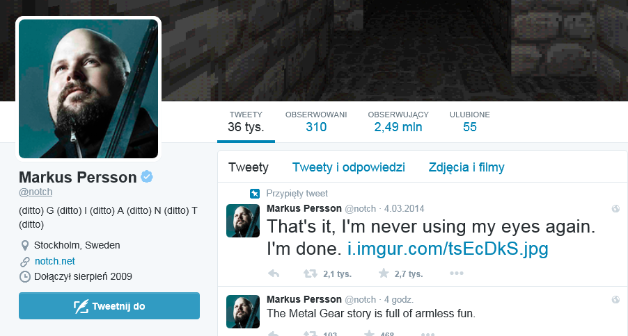 Minecraft: Markus Persson, twórca gry, narzeka na bogactwo