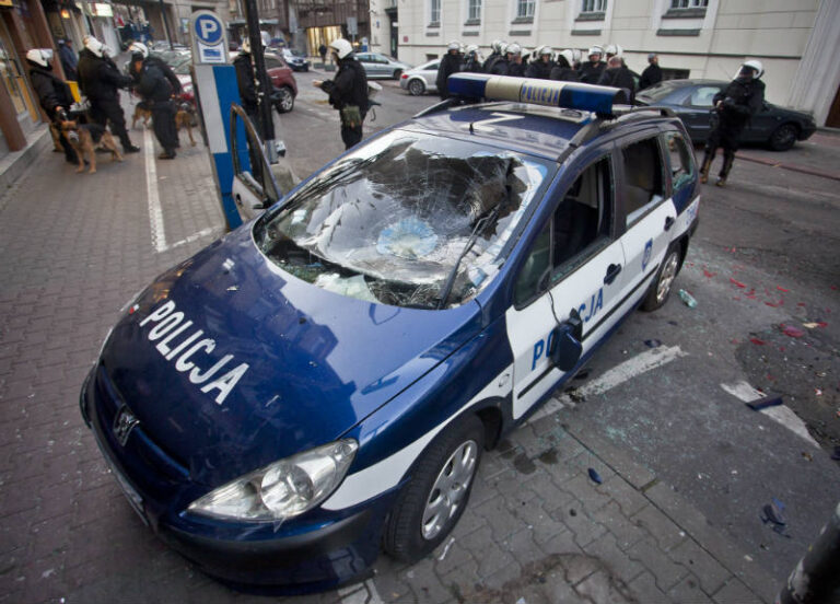 ‘Anarchists’ arrested after trying to blow up police cars