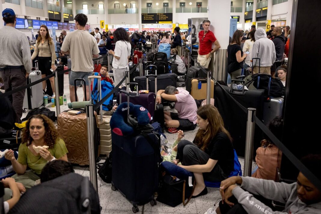 Odwołane loty na Gatwick