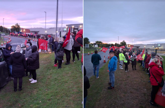 strajk w fabryce Strajk w fabryce we Wrexham
