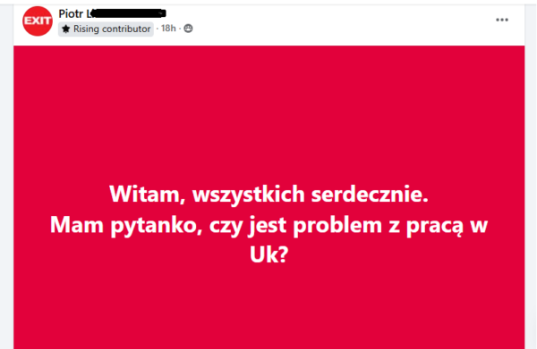 Czy na Wyspach problemy ze znalezieniem zatrudnienia dotykają naszych rodaków?