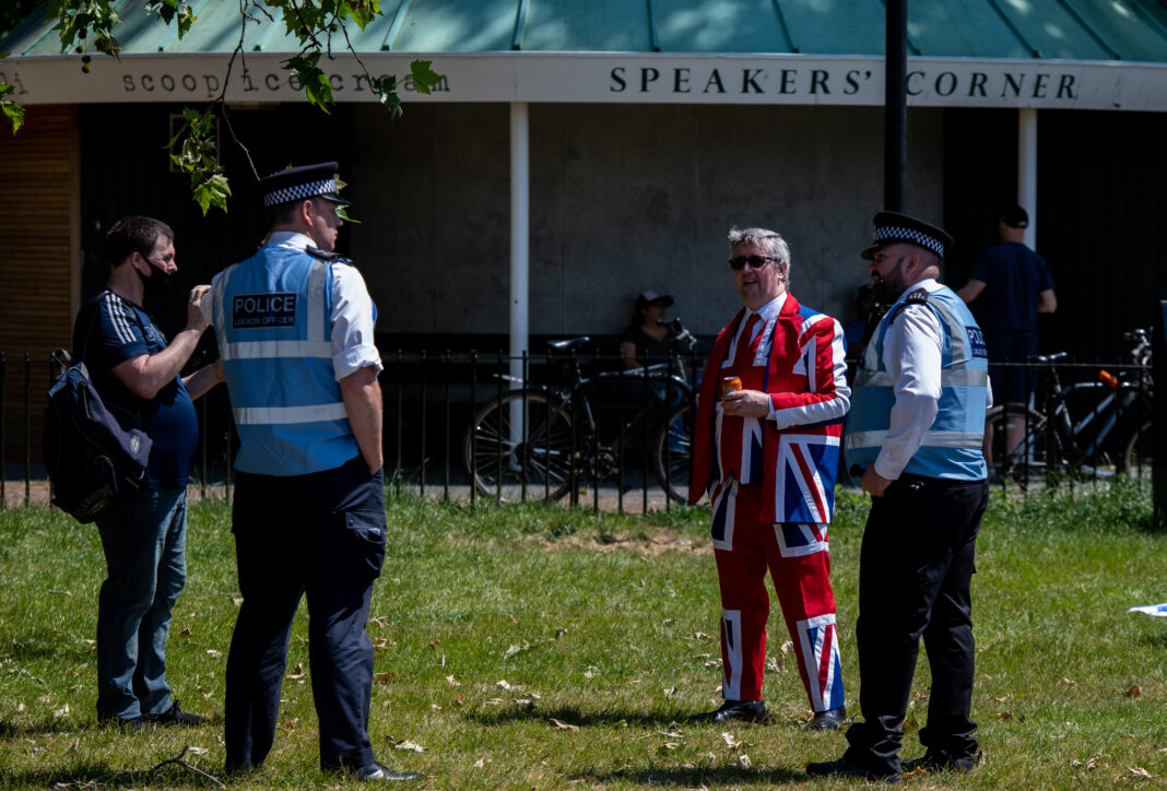 Wolność słowa w Wielkiej Brytanii jest zagwarantowana prawem. Jej symbolem jest Speaker's Corner w Hyde Parku w Londynie.