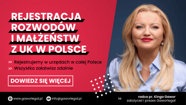 uznanie wyroku rozwodowego z uk transkrypcja aktu małżeństwa z uk