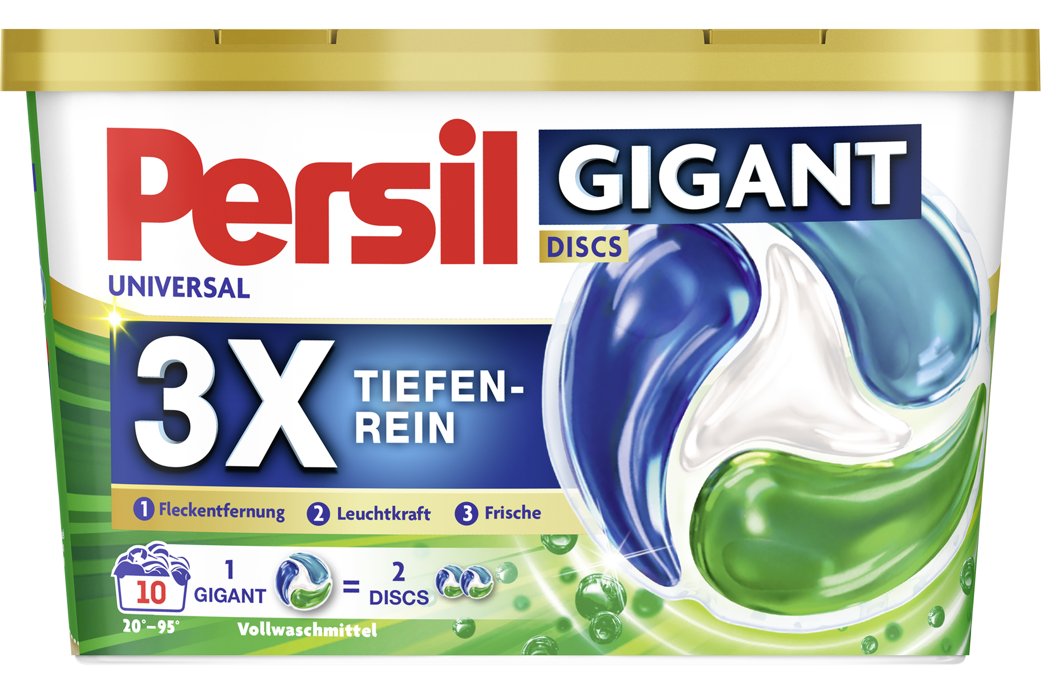 Dyski Gigant Disc marki Persil dla dużych wsadów, to przykład produktu, który jest dostępny w Niemczech, ale nie w Polsce. 