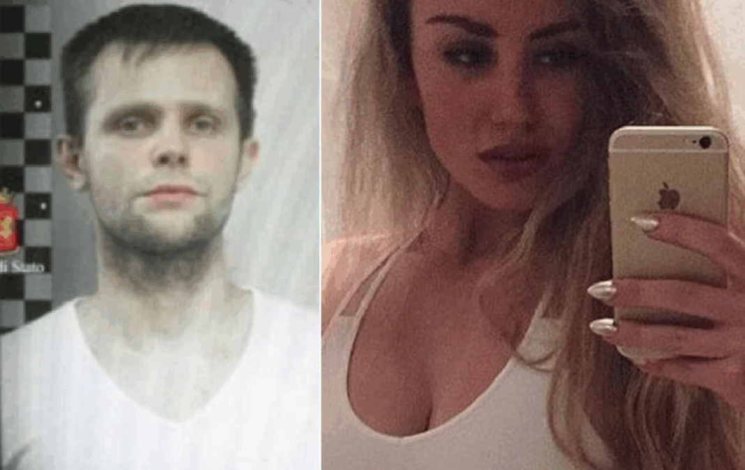 Łukasz Herba i Chloe Ayling / zdjęcie policyjne, Instagram