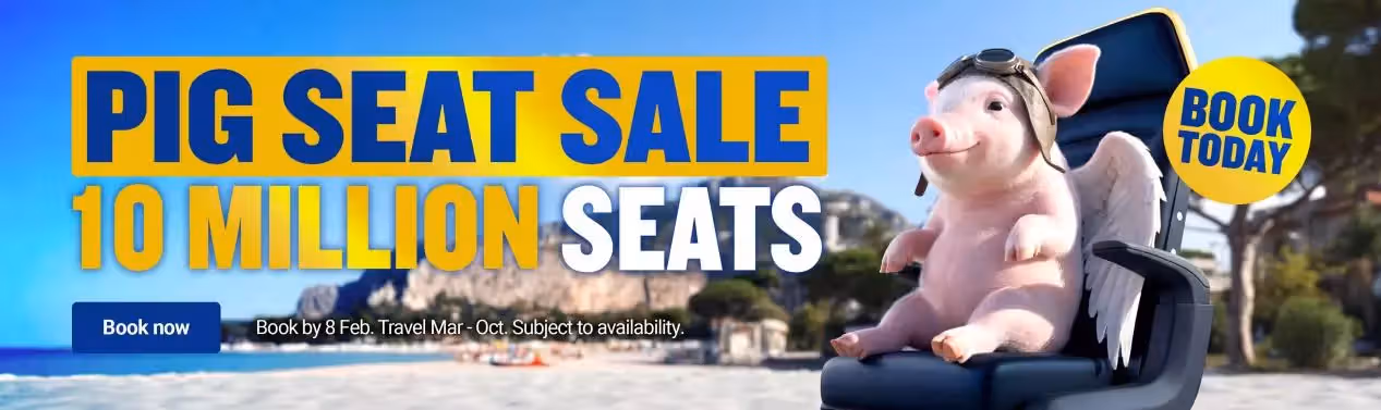 Ryanair regularnie ogłasza promocje na bilety. Zwykle najtańsza ceny dotyczy najmniej popularnego dnia lub godziny wylotu. Jednak jeśli nie jesteśmy zobowiązani żadnym konkretnym terminem, korzystając z wyprzedaży możemy latać o wiele taniej. foto: Ryanair