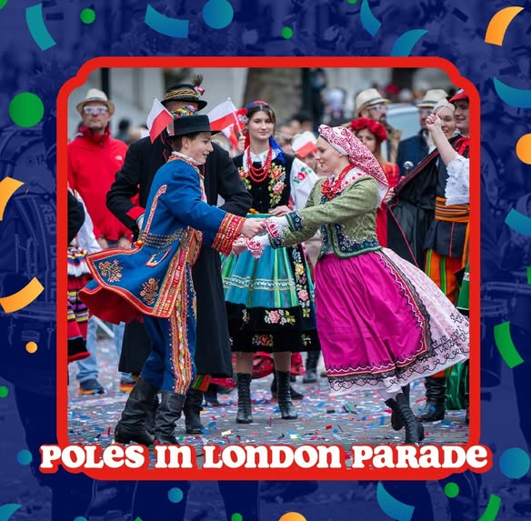 Polacy na paradzie w Londynie / źródło: grupa London Parade