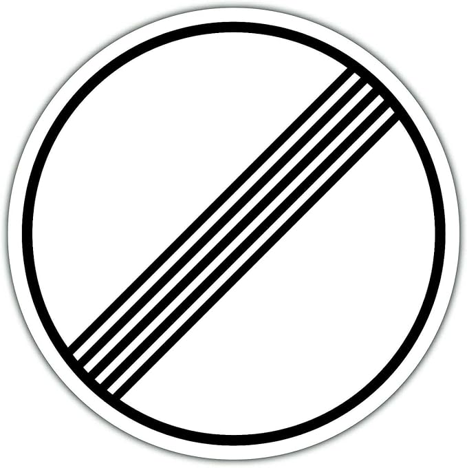 Ten znak oznacza w Niemczech autostradę bez limitu prędkości. Foto: Autobahn.de